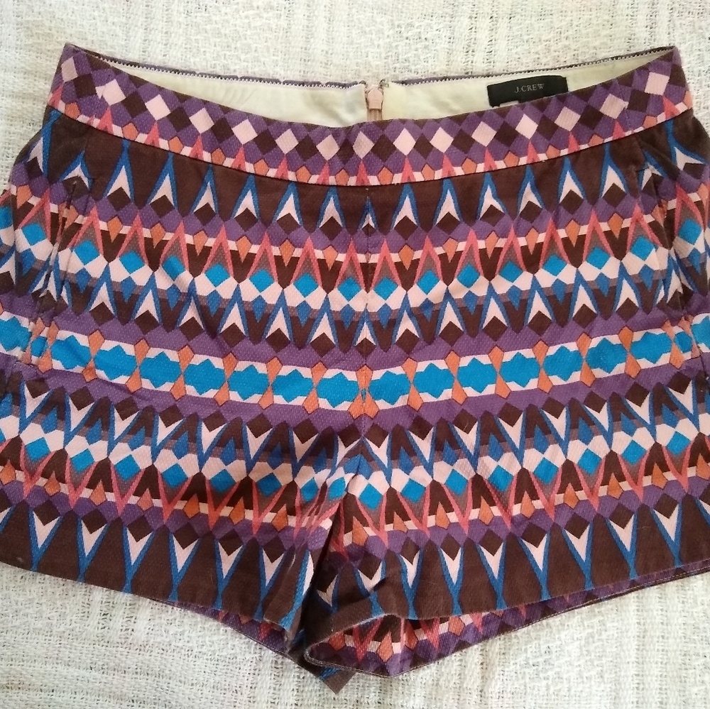 COPY - J. Crew 4 Cotton Pique Gemstone Short
